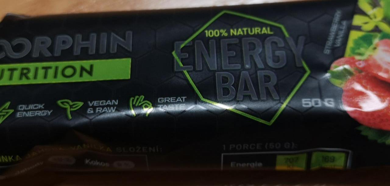 Fotografie - Energy bar Strawberry Vanilla Endorphin Nutrition