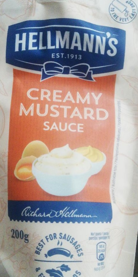 Fotografie - Hellmann’s creamy mustard sauce