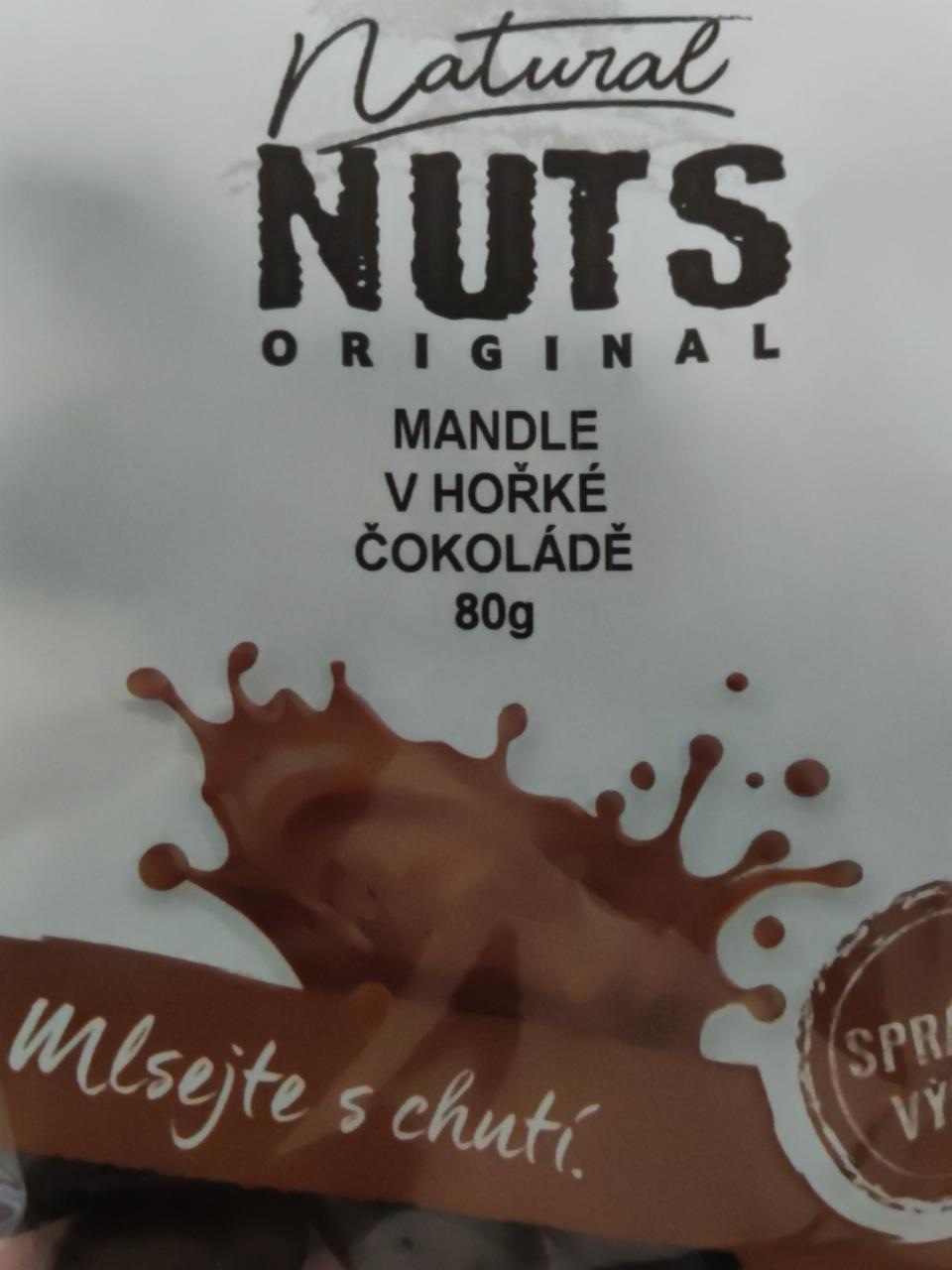 Fotografie - Nuts Original Mandle v hořké čokoládě Natural