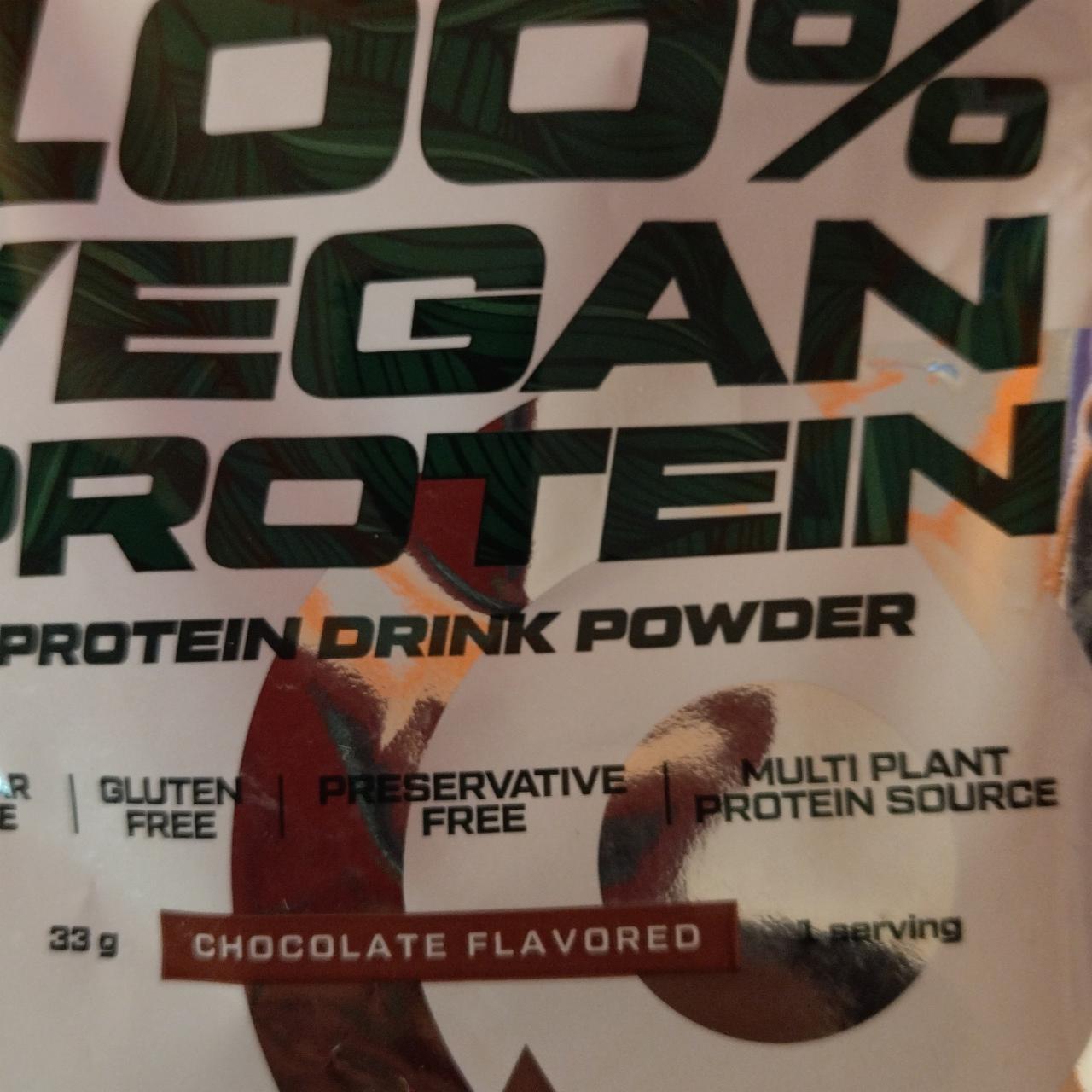 Fotografie - 100% vegan protein Chocolate flavored Scitec Nutrition