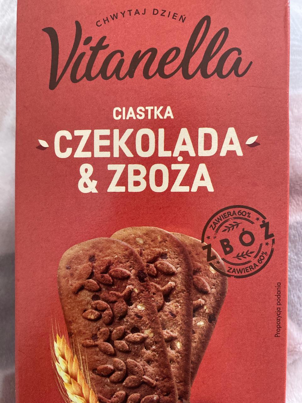 Fotografie - Ciastka czekolada & zboża Vitanella