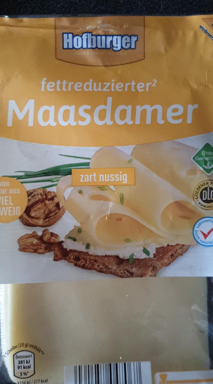 Fotografie - Maasdammer fettreduzierter Hofburger