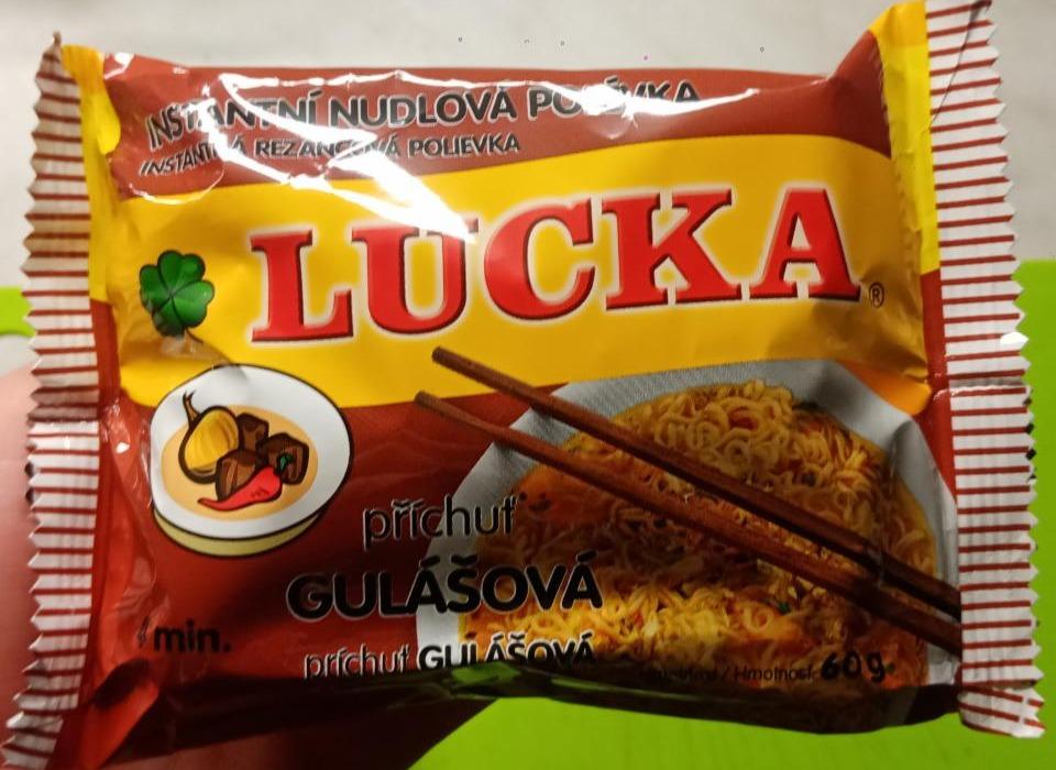 Fotografie - Instantní nudlová polévka gulášová Lucka