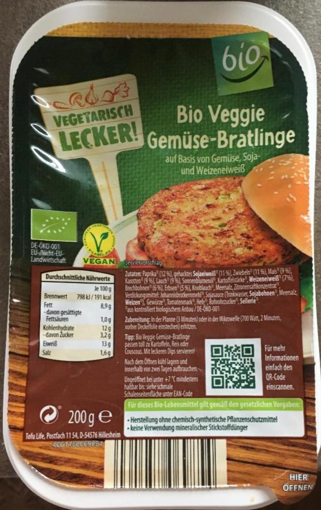 Fotografie - Bio Veggie Gemüse-Bratlinge Vegetarisch Lecker!