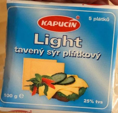 Fotografie - Kapucin Light tavený syr plátkový