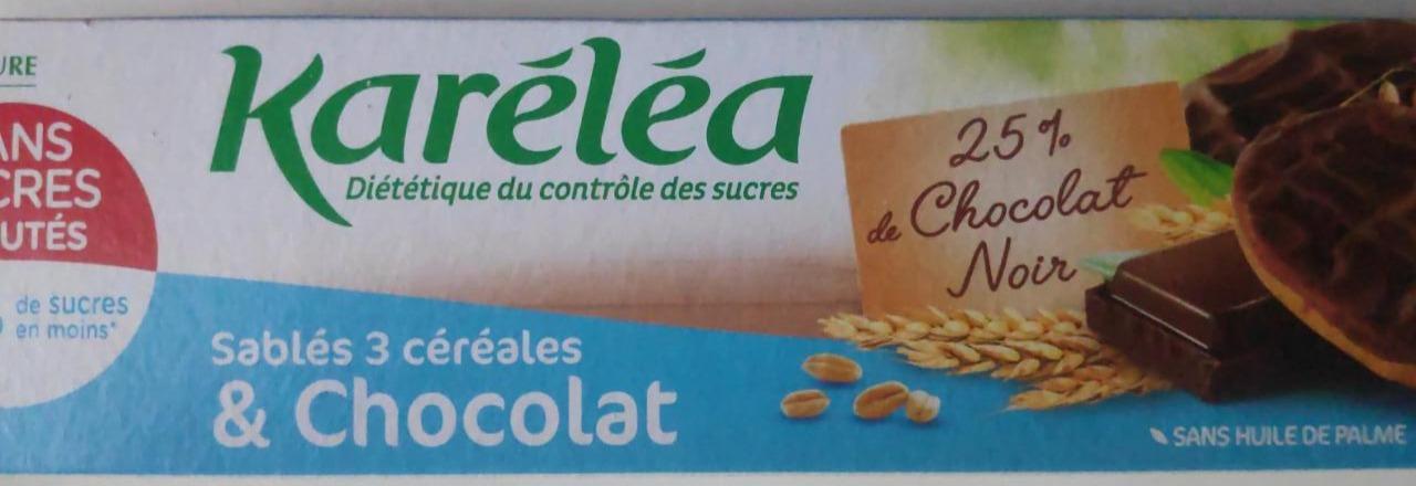 Fotografie - Sablés 3 céréales & Chocolat sans sucres ajoutés Karéléa