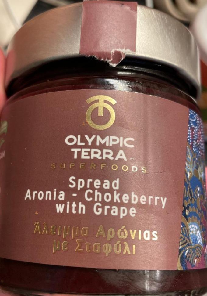 Fotografie - aronia chocokoberry with grape spread Olympic Terra