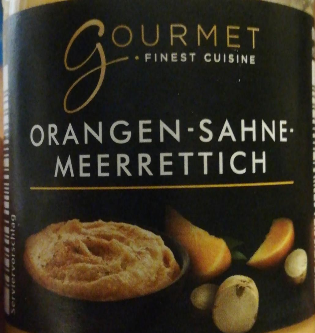 Fotografie - Orangen-sahne-meerrettich Gourmet finest cuisine