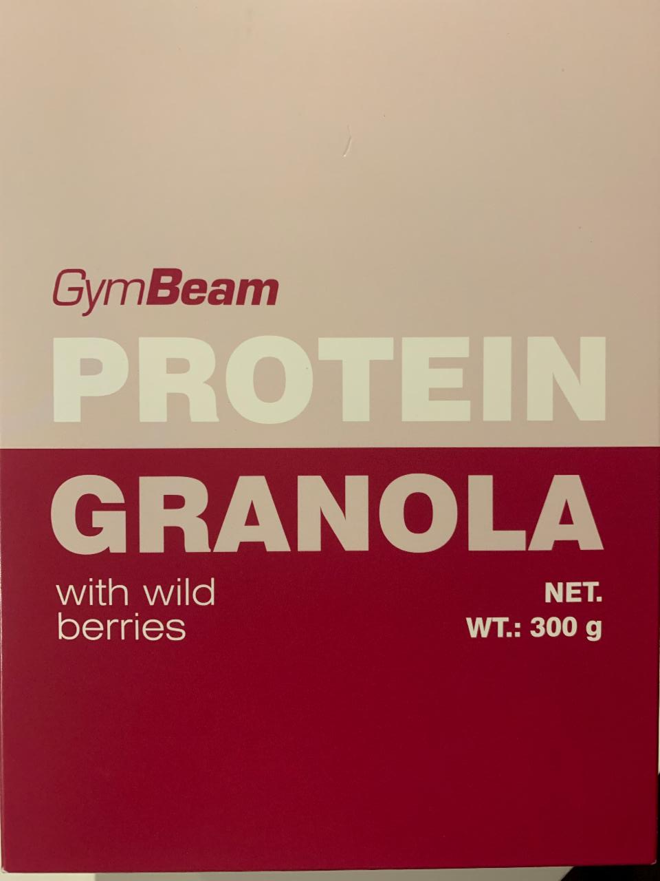 Fotografie - protein granola with wild berries GymBeam