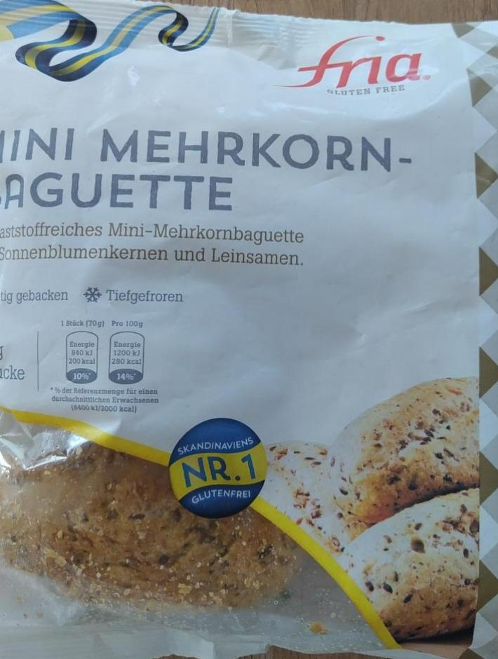 Fotografie - fria gluten free mini mehrkorn-baguette