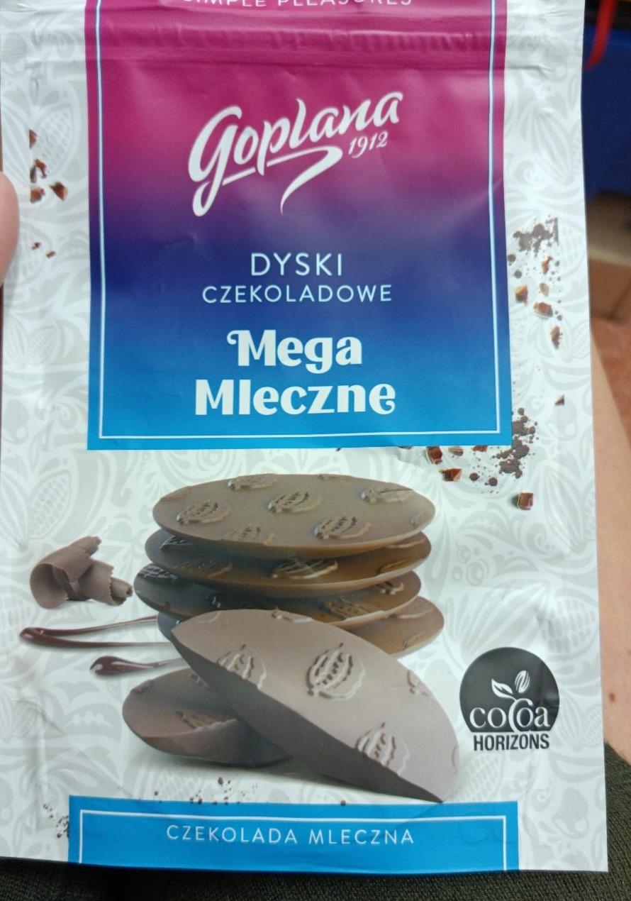 Fotografie - Dyski czekoladowe Mega Mleczne Goplana