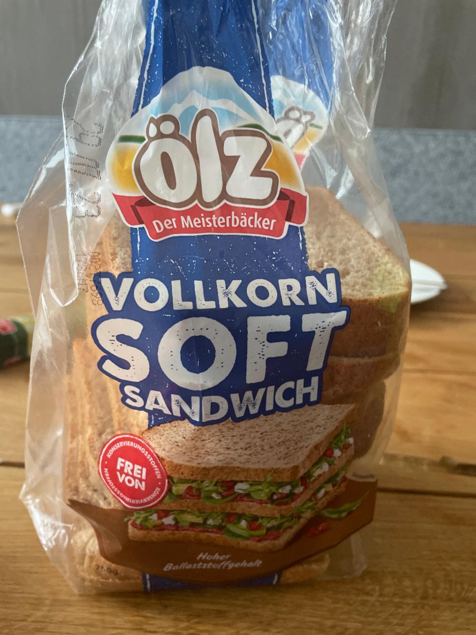 Fotografie - vollkorn soft sandwich Ölz