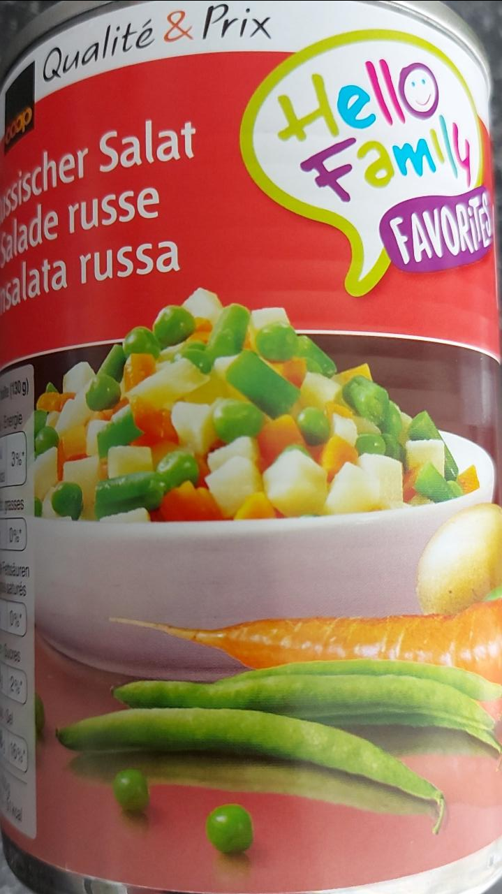 Fotografie - Coop Ruschischer Salat - Dose