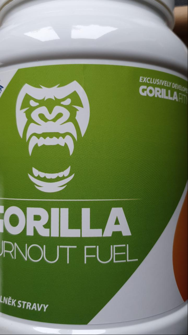 Fotografie - Burnout Fuel Natural Vanilla Gorilla Fitness