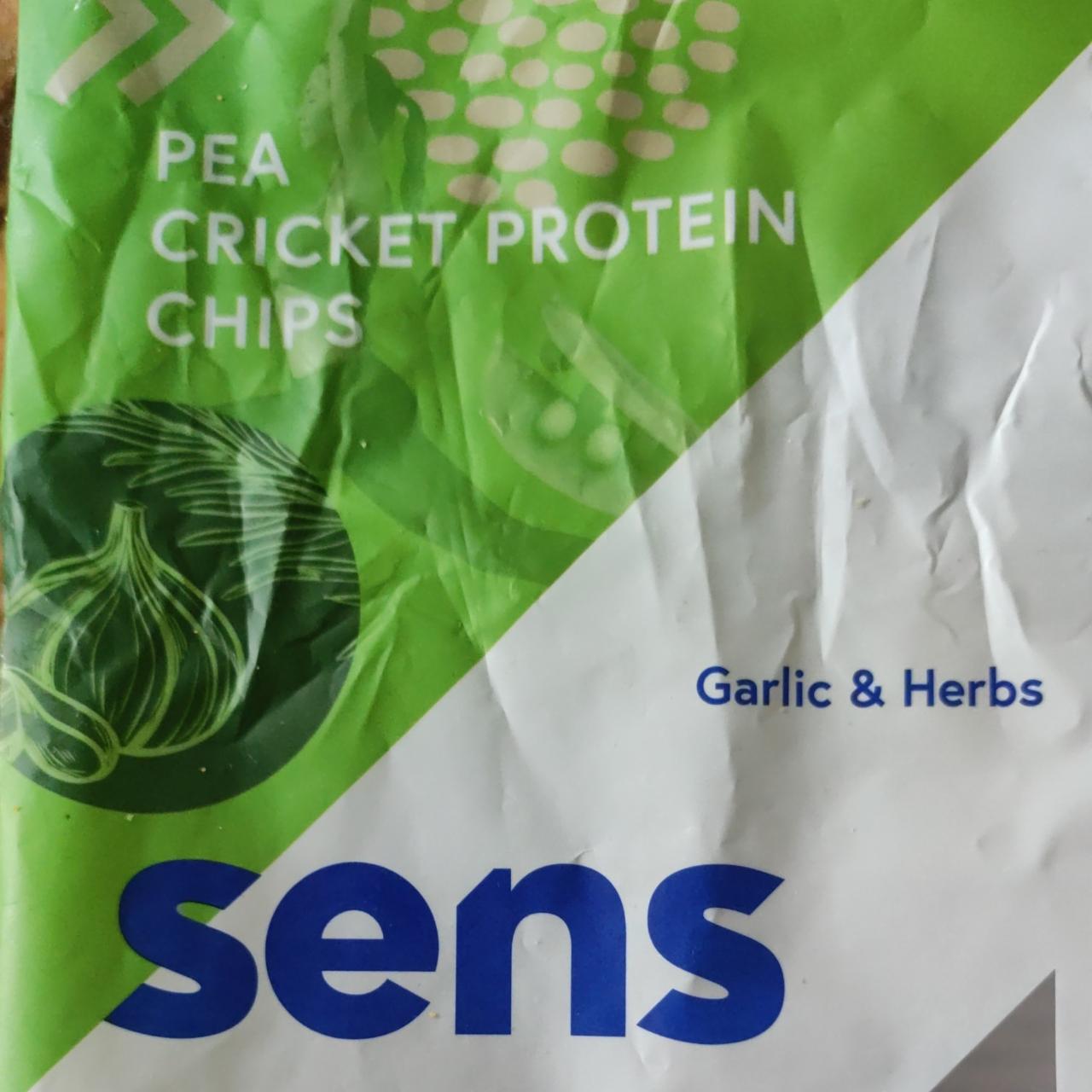 Fotografie - protein.chips s cvrččí moukou garlig&herbs Sens