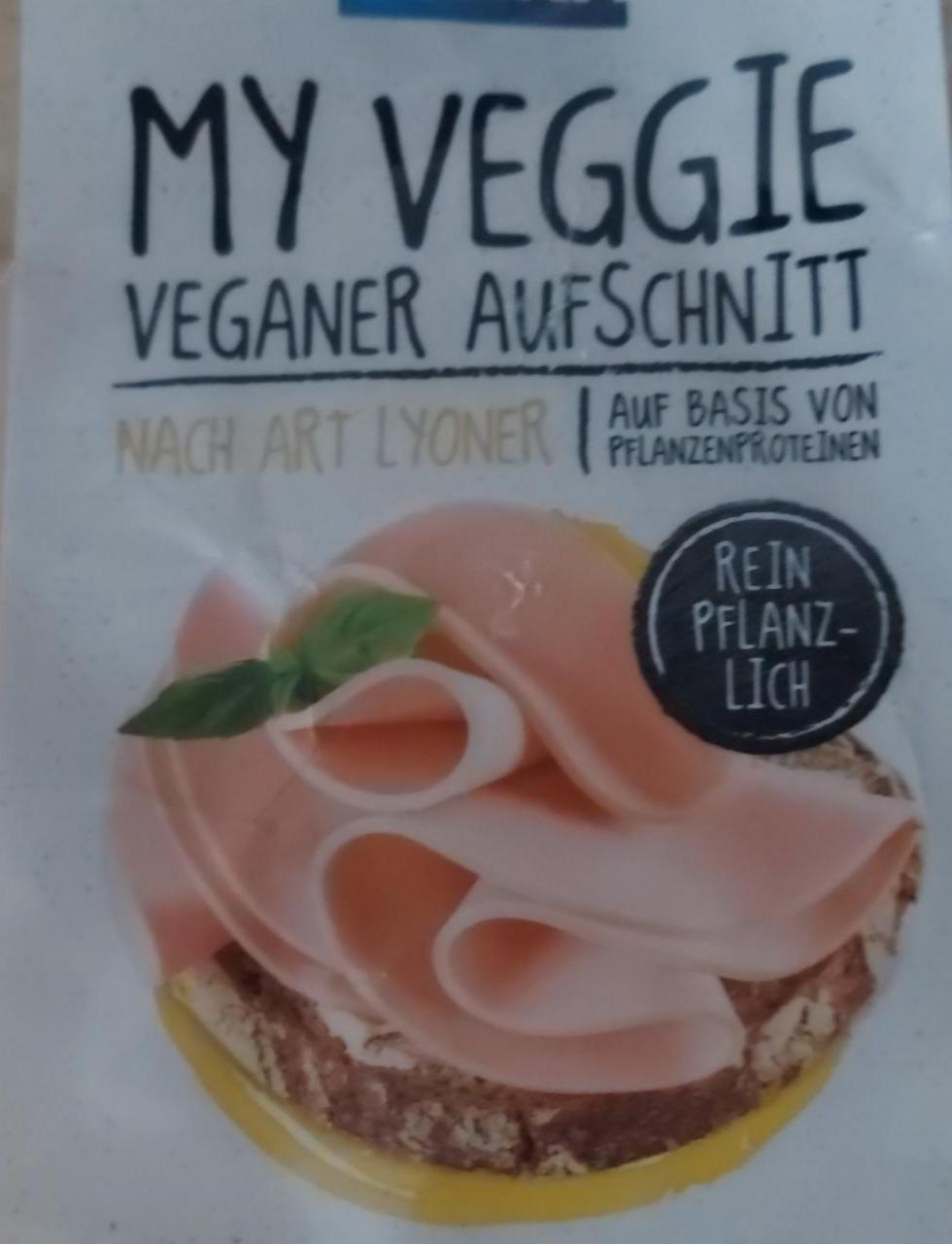 Veganer aufschnitt nach Art Lyoner Edeka - kalorie, kJ a nutriční ...