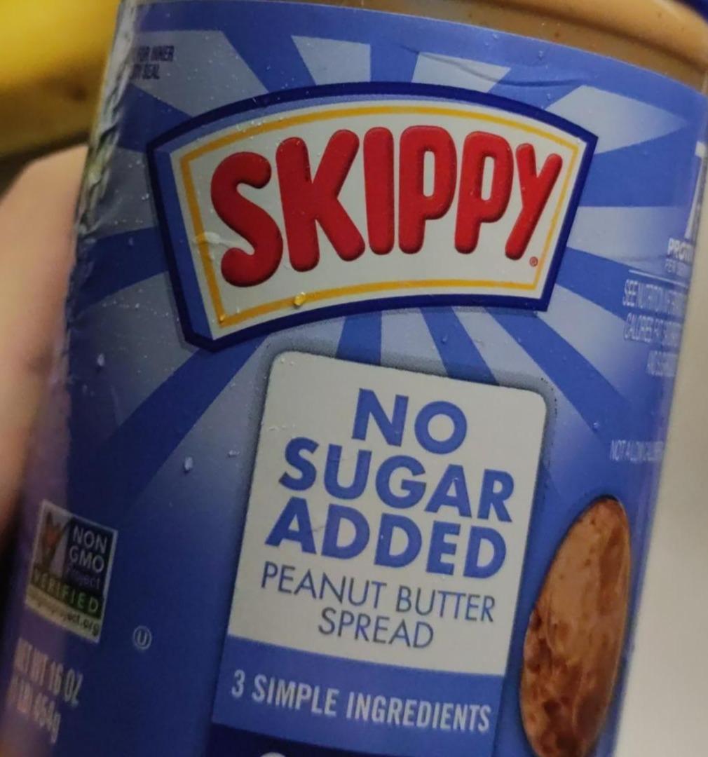 Fotografie - No sugar added peanut butter spread Skippy
