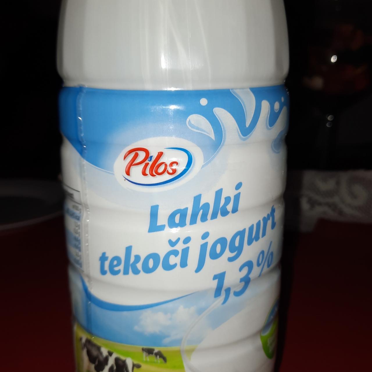 Fotografie - Lahki tekoči jogurt 1,3% Pilos