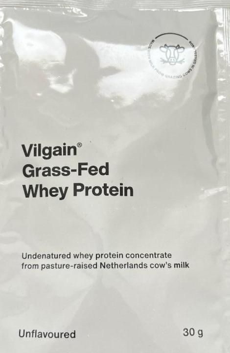 Fotografie - Grass-Fed Whey Protein Unflavoured Vilgain