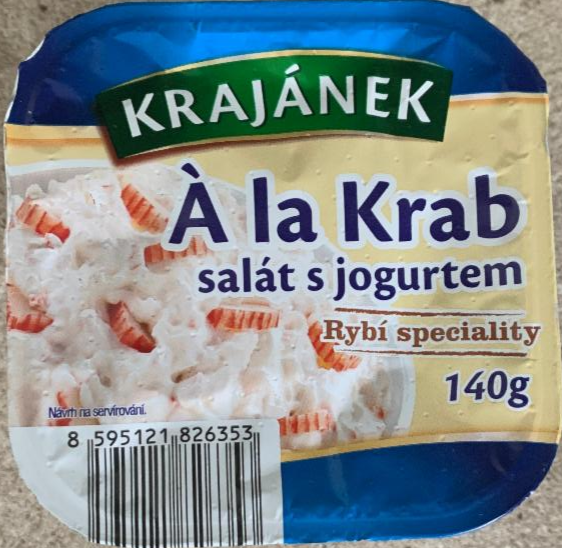 Fotografie - Á la krab salát s jogurtem Krajánek