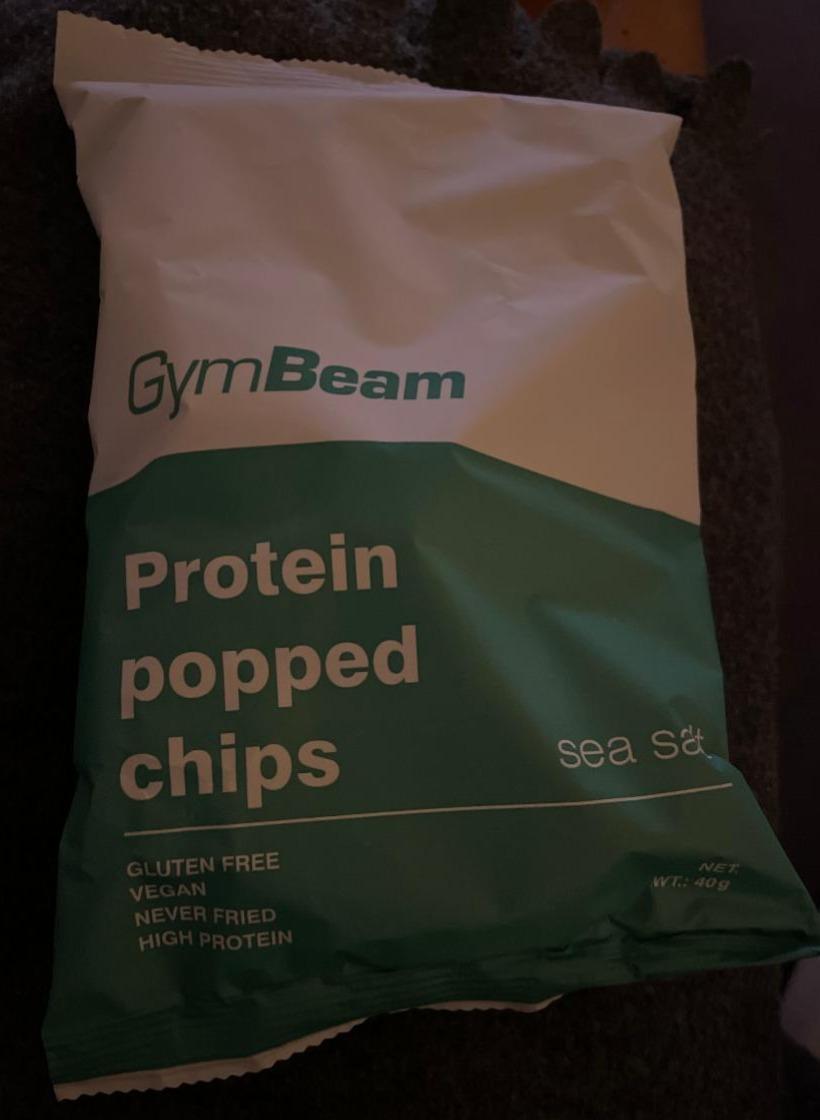 Fotografie - Protein Popped Chips with Sea Salt GymBeam
