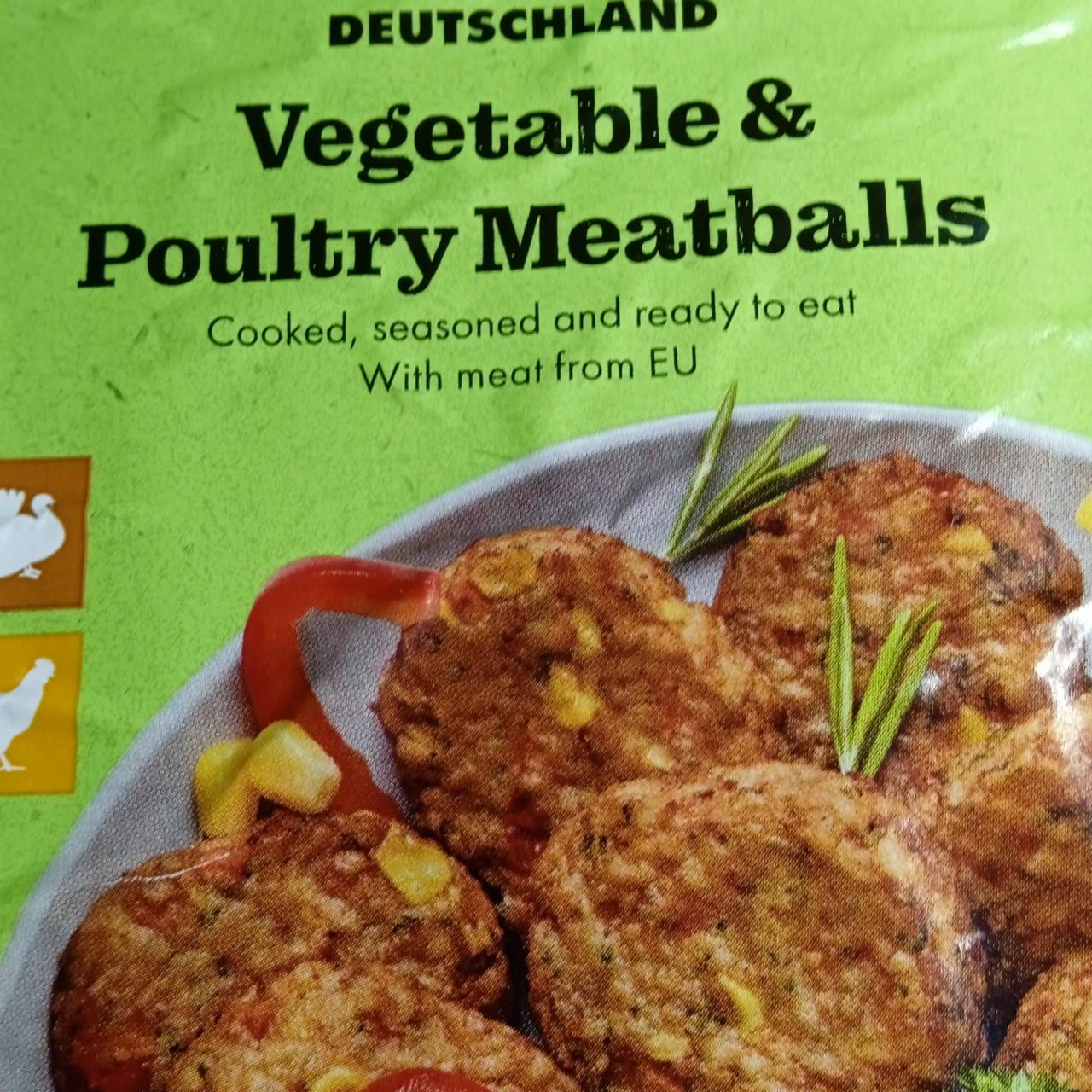 Fotografie - Vegetable & Poultry Meatballs Taste of Deutschland