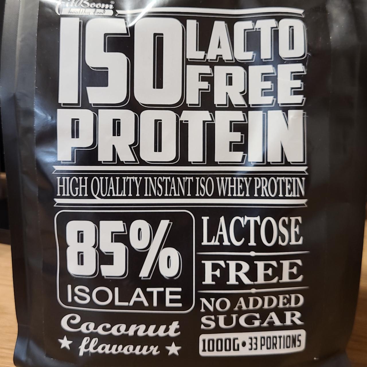 Fotografie - ISO Lacto Free Protein 85% Coconut FitBoom