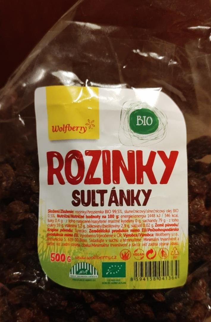 Fotografie - Rozinky sultánky bio Wolfberry