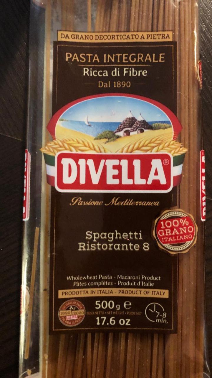 Fotografie - Pasta Integrale Spaghetti Ristorante 8 Divella