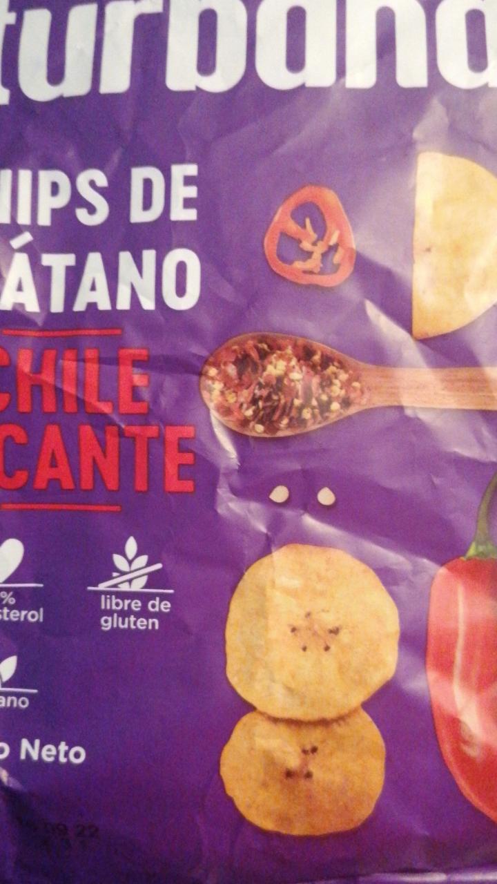 Fotografie - Chips de Plátano Chile cante Turbana