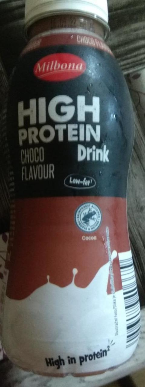 Fotografie - High Protein Drink Choco flavour Milbona