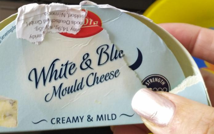 Fotografie - White & Blue Mould Cheese creamy & mild Milbona