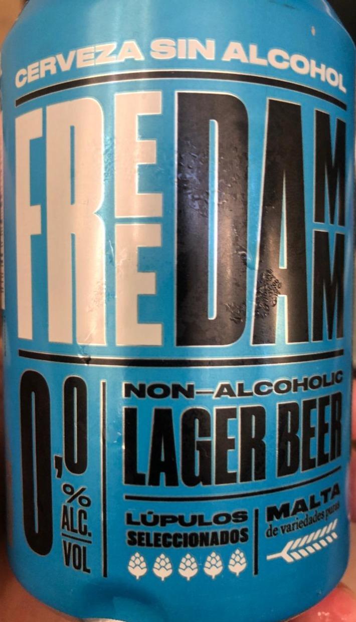 Fotografie - Free Damm 0% non-alcoholic lager beer