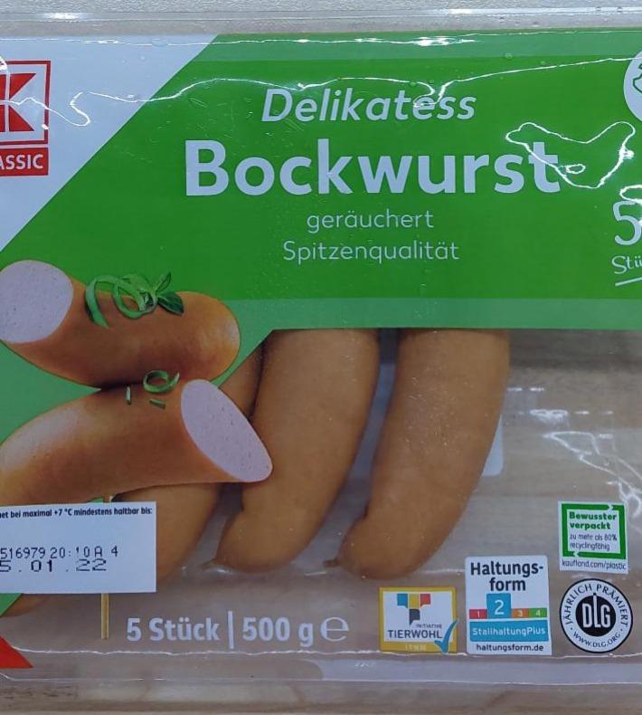 Fotografie - Delikatess Bockwurst K-Classic