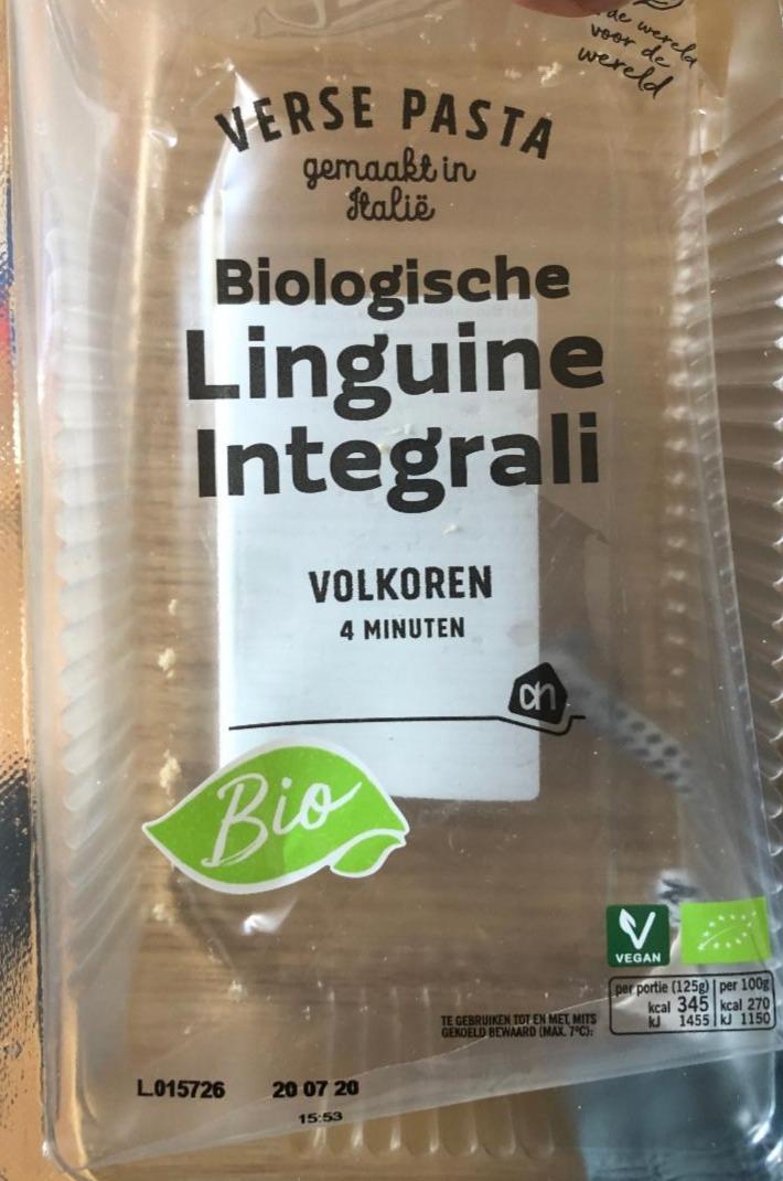 Fotografie - Biologische Linguine Integrali Verse Pasta AH