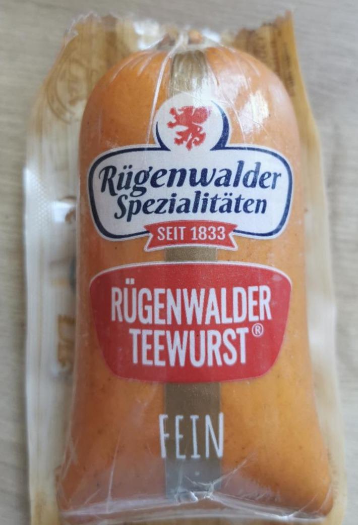 Fotografie - Rügenwalder Teewurst fein Rügenwalder Spezialitäten