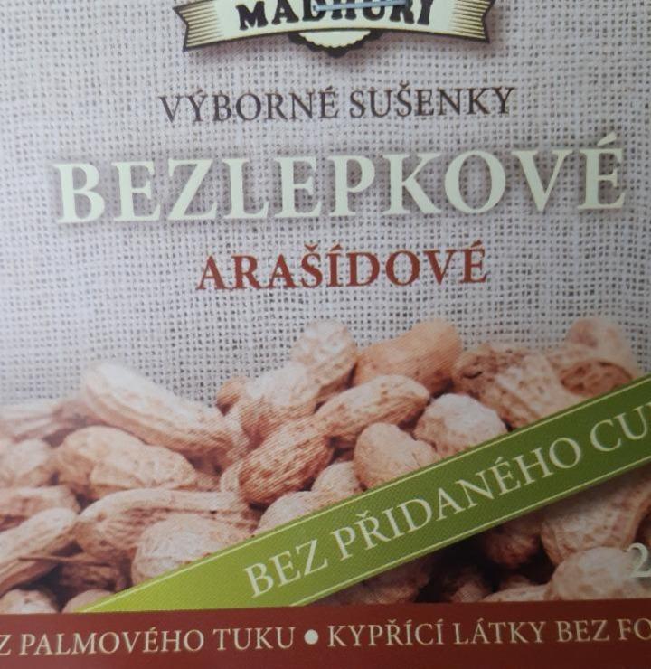 Fotografie - Bezlepkové sušenky arašídové bez přidaného cukru Madhurí