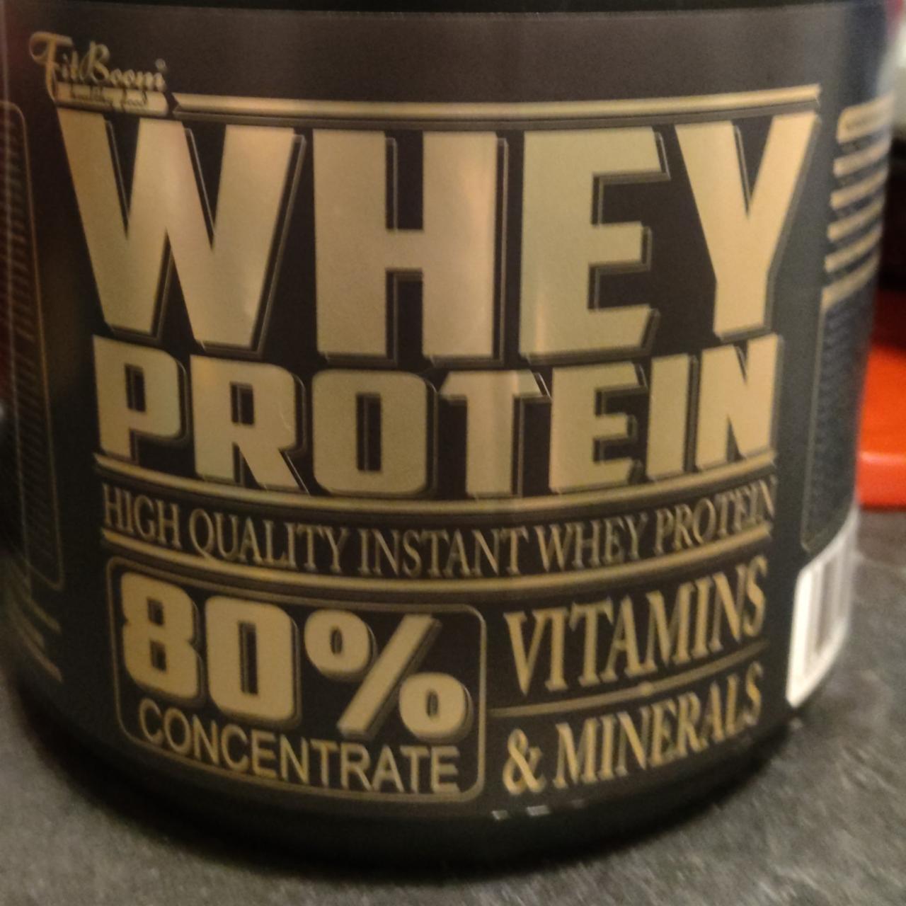 Fotografie - Whey protein high quality instant whey protein FitBoom