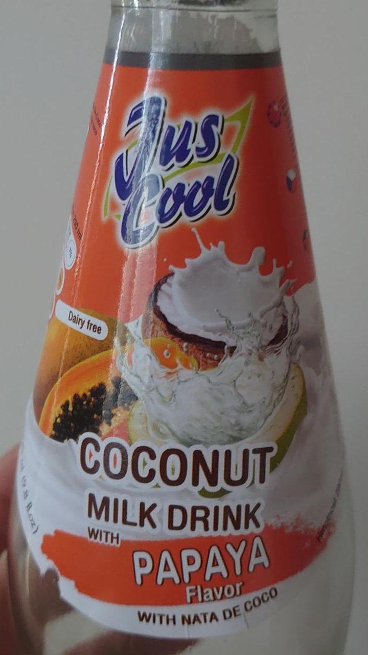 Fotografie - Coconut Milk Drink with Papaya flavor Jus Cool