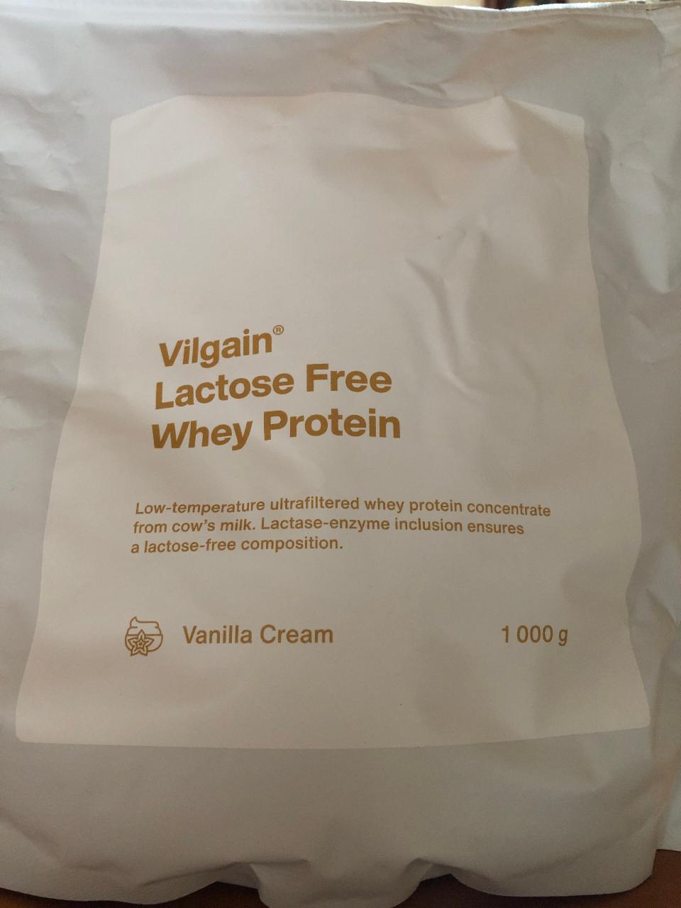 Fotografie - Lactose Free Whey Protein Vanilla Cream Vilgain