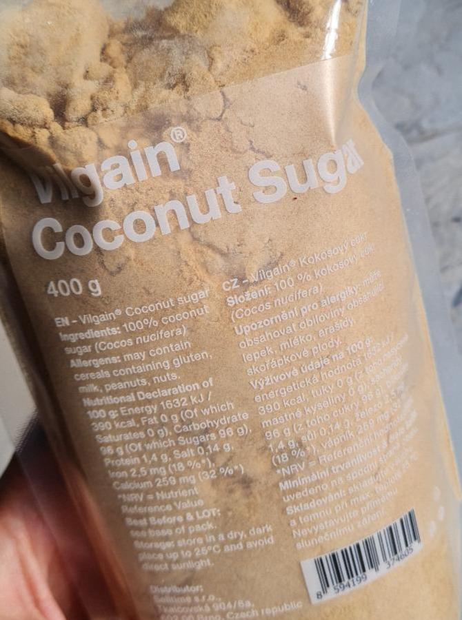 Fotografie - Coconut sugar (kokosový cukr) Vilgain