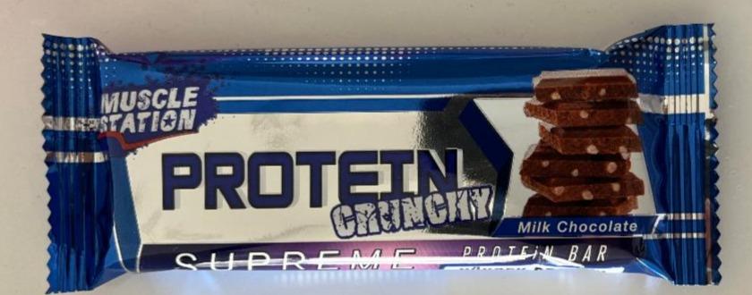 Fotografie - Supreme Crunchy Protein Bar Milk Chocolate Musclestation