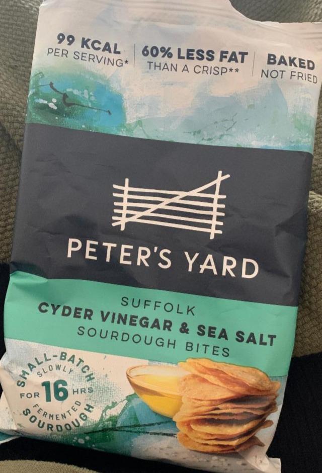 Fotografie - Suffolk Cyder Vinegar & Sea Salt Sourdough Bites Peter's Yard