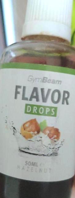 Fotografie - Flavor drops hazelnut GymBeam