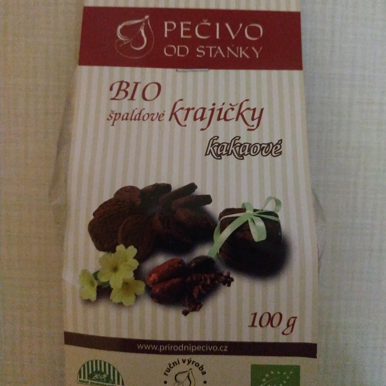Fotografie - Bio špaldové krajíčky kakaové Pečivo od Staňky