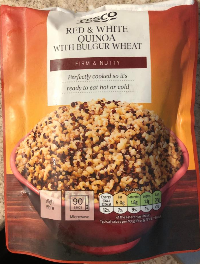 Fotografie - Red & white quinoa with bulgur wheat TESCO