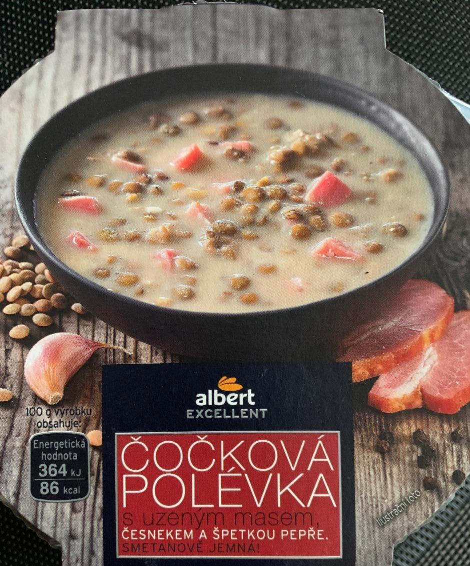 Fotografie - Čočková polévka s uzeným masem Albert Excellent