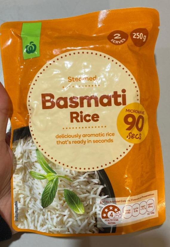 Fotografie - Steamed Basmati Rice Woolworths