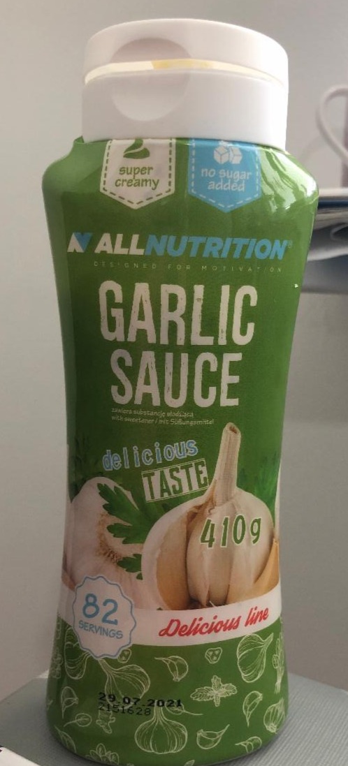 Fotografie - Garlic sauce Allnutrition