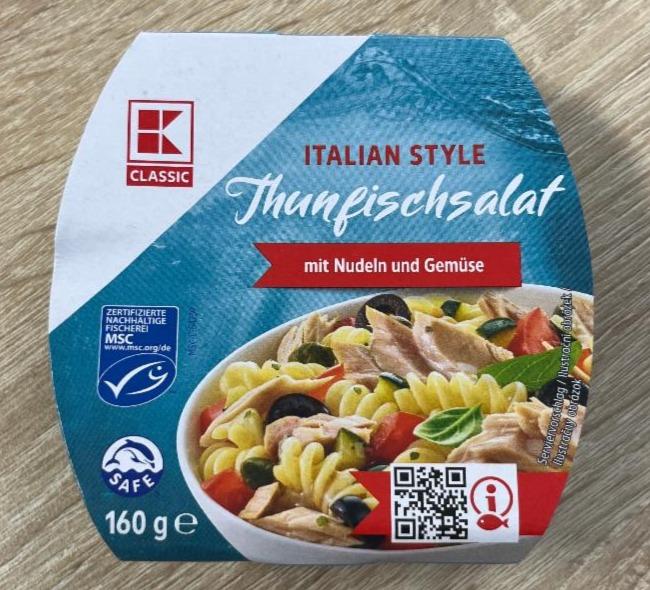 Fotografie - Italian Style Thunfischsalat mit Nudeln und Gemüse K-Classic